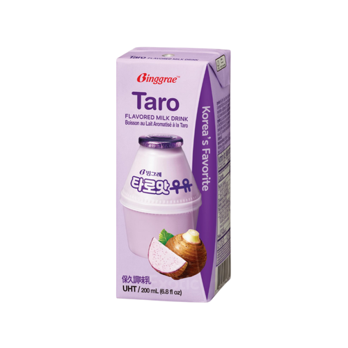 BINGGRAE Bebida de Leche Sabor Taro 200ml