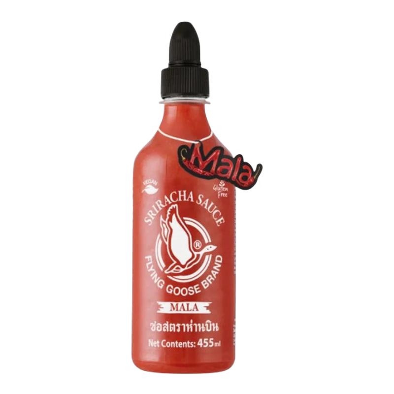 Flying Goose Sriracha sabor Mala(pimienta de Sichuan) 455ml