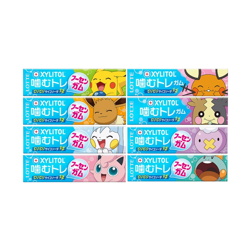 LOTTE Chicle soda Pokemon 26g