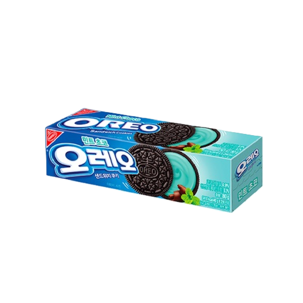 🍪🌿 Oreo Menta y choco 80g – Edición Coreana 🌿🍪