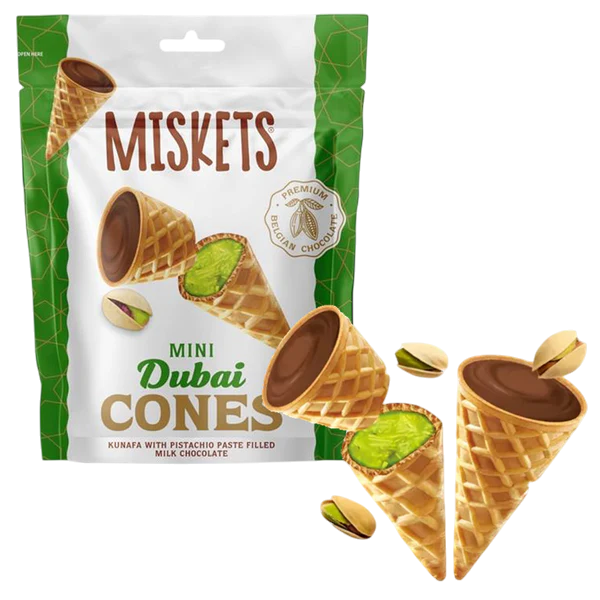 TR Miskets Cornet MilkChocolate Dubai Style