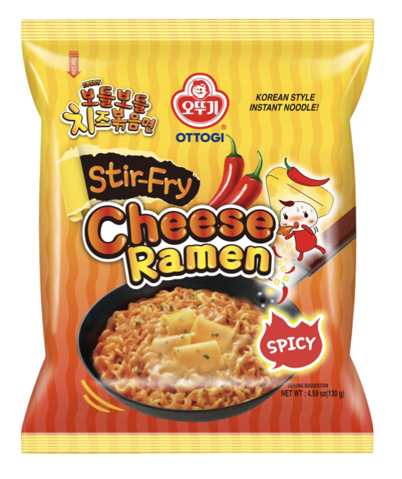 Ottogi Cheese Ramen Spicy Stir-Fry 130g
