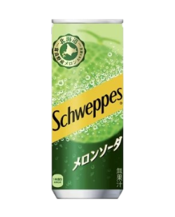 Schweppes sabor melón (Japón) 250ml