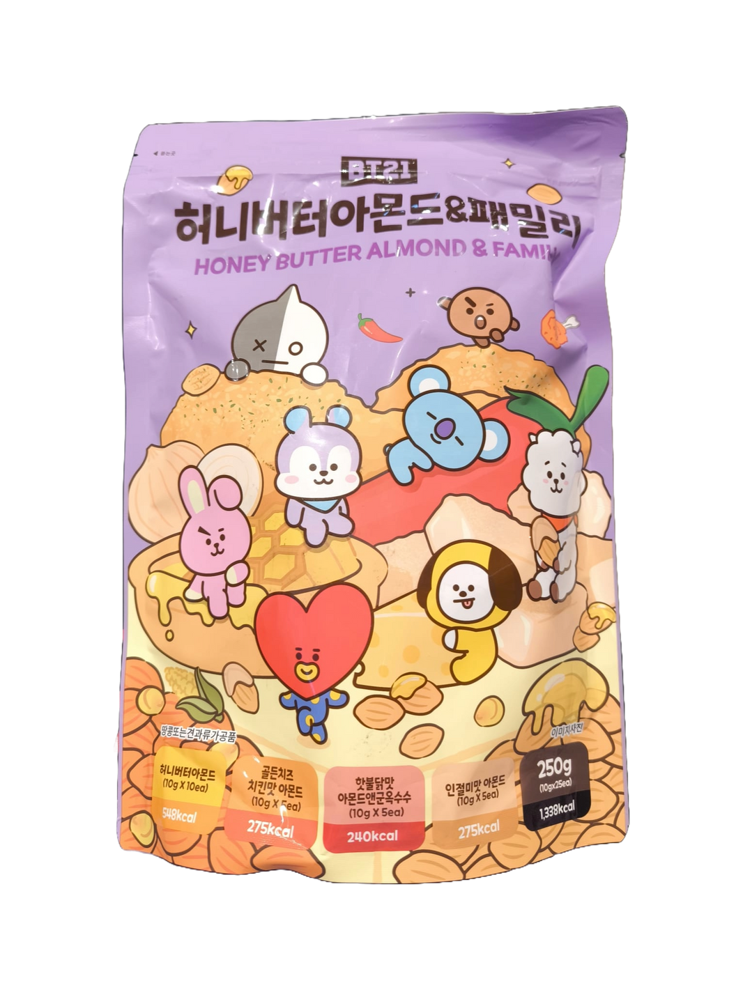 BT21 Honey Butter Almond & Family 250g (Mix 2)