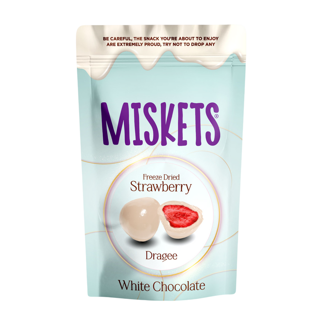 TR Miskets White Chocolate Coated Strawberry 80g