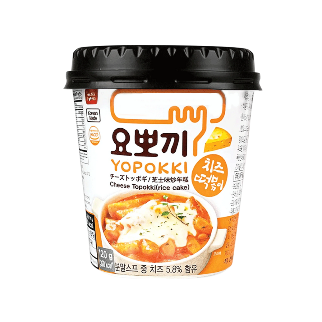 KR Yopokki Pastel de arroz Sabor Queso Cup 120g