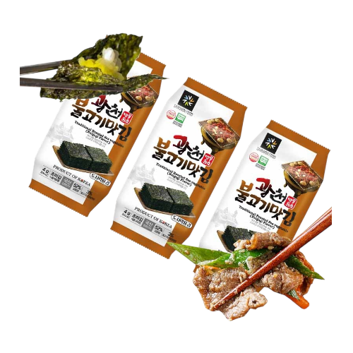Algas Crujientes sabor Bulgogi 4g SAMWON