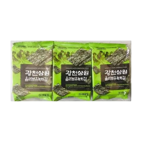 Algas Crujientes sabor Aceite de Oliva 4g SAMWON