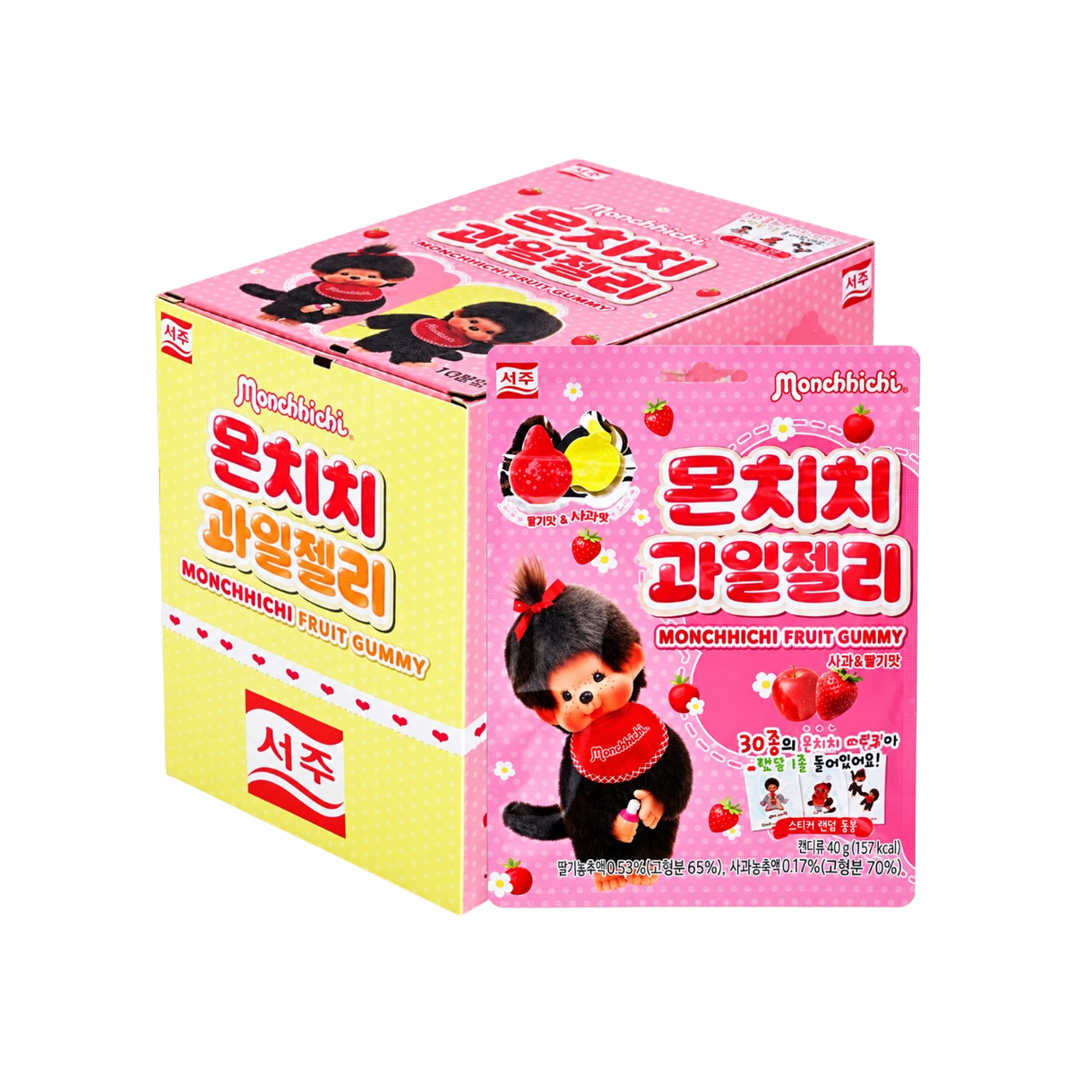 SEOJU Monchhichi gominolas sabor frutal 42g