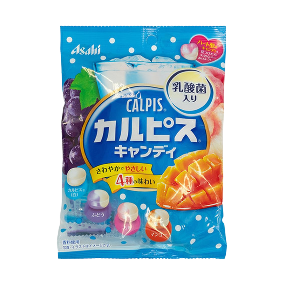 Asahi Calpis Candy Original, Grape, Peach, Mango Flavours 100g