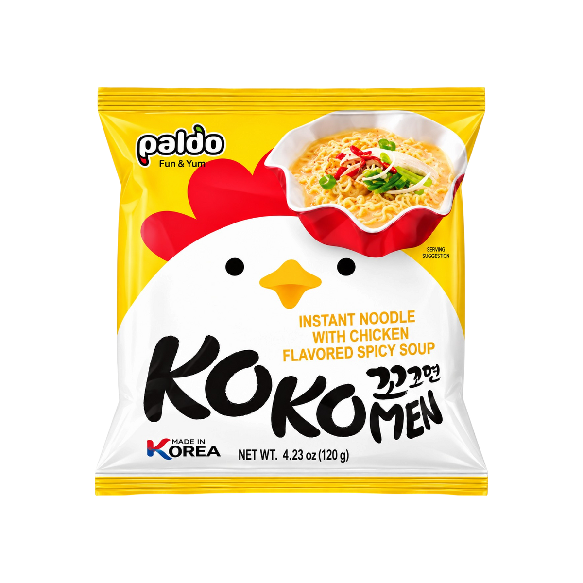 Paldo KOKOMEN Fideos Instantáneos sabor pollo 120g
