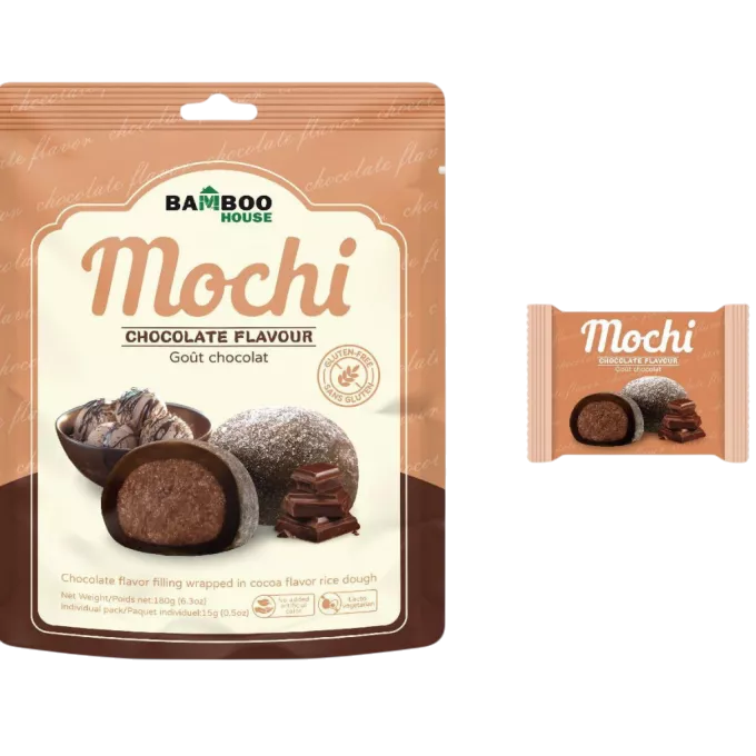 BAMBOO HOUSE Mochi sabor Chocolate 180g TW