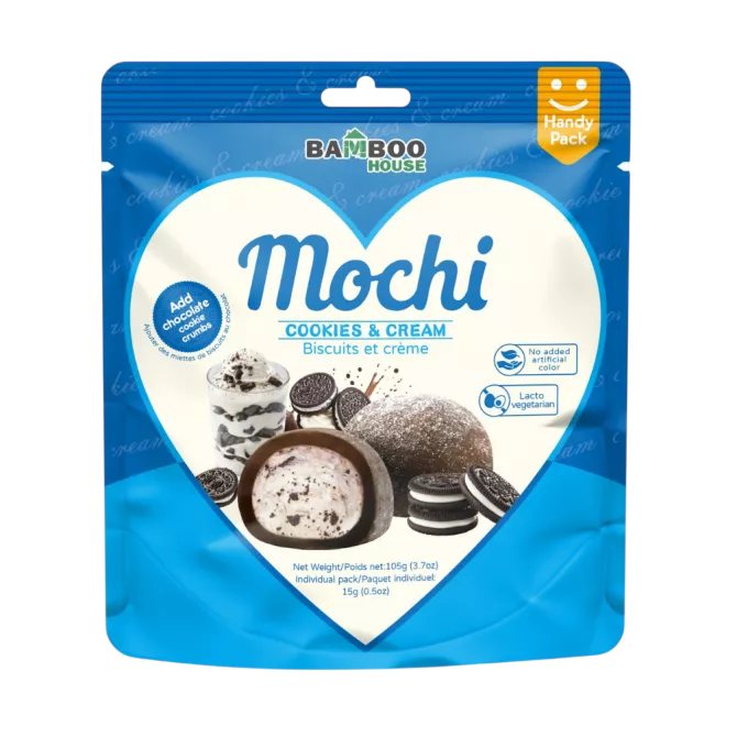 BAMBOO HOUSE Mochi sabor Galleta y crema 105g TW