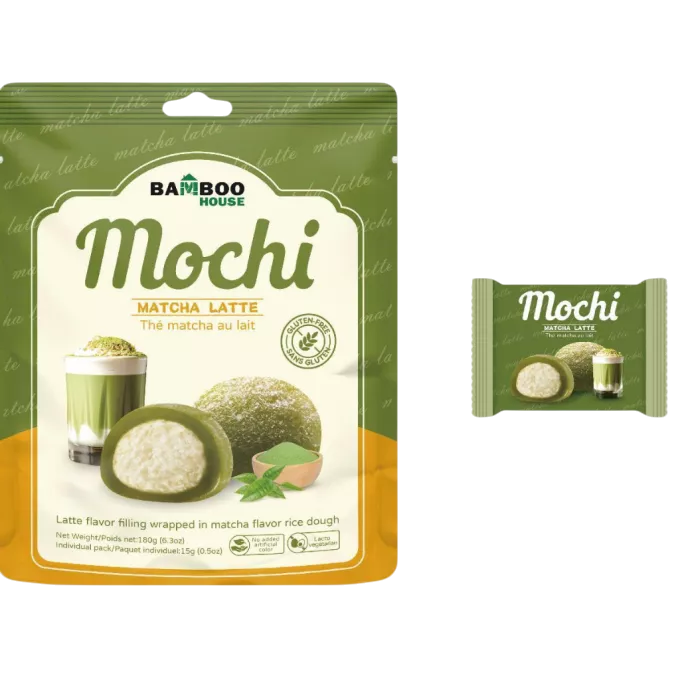 BAMBOO HOUSE Mochi sabor Matcha Latte 180g TW