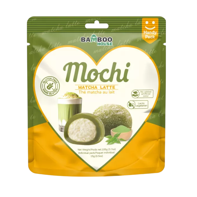 BAMBOO HOUSE Mochi sabor Matcha Latte 105g TW