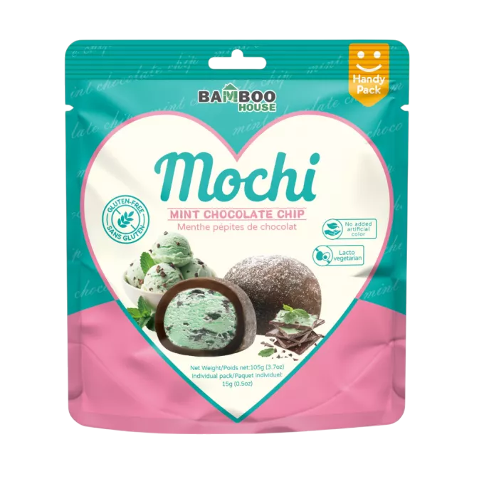 BAMBOO HOUSE Mochi sabor Menta y Chocolate 105g TW