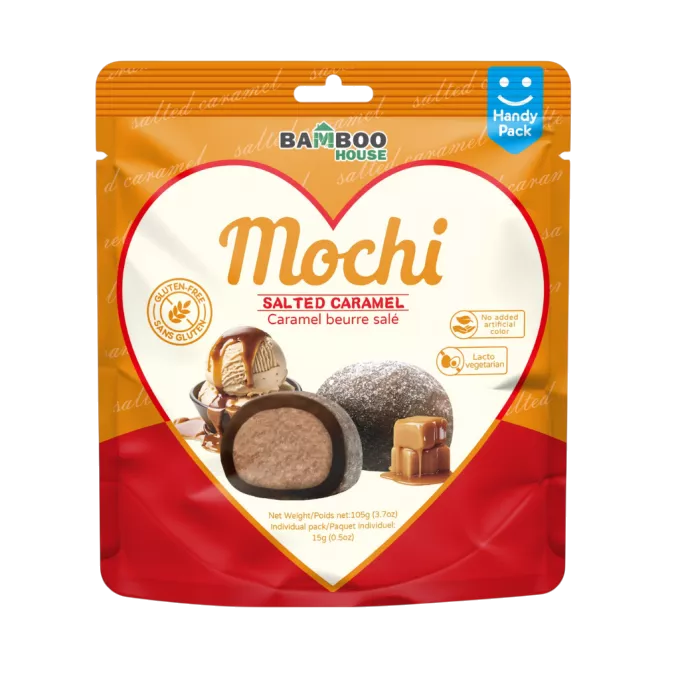 BAMBOO HOUSE Mochi sabor Caramelo Salado 105g TW