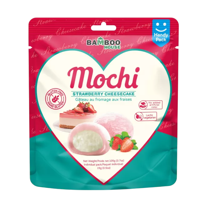 BAMBOO HOUSE Mochi sabor Cheesecake de Fresa 105g TW