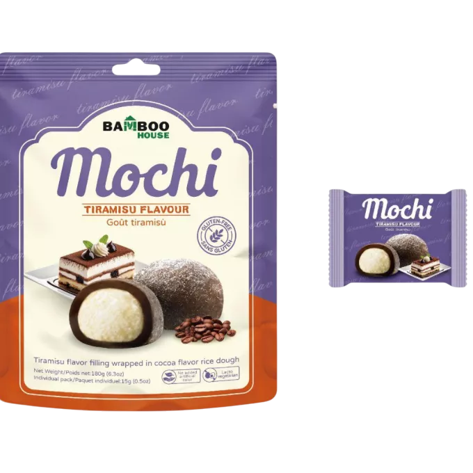 BAMBOO HOUSE Mochi sabor Tiramisu 180g TW