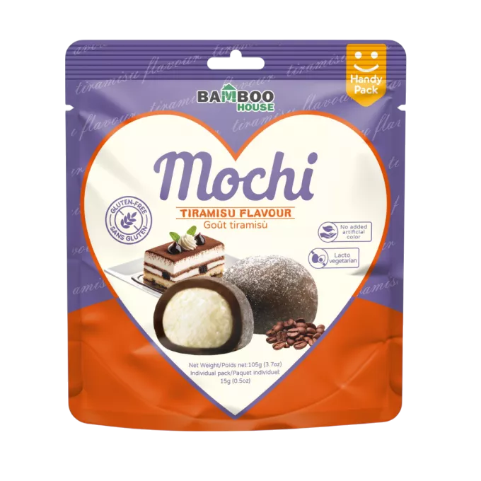 BAMBOO HOUSE Mochi sabor Tiramisu 105g TW