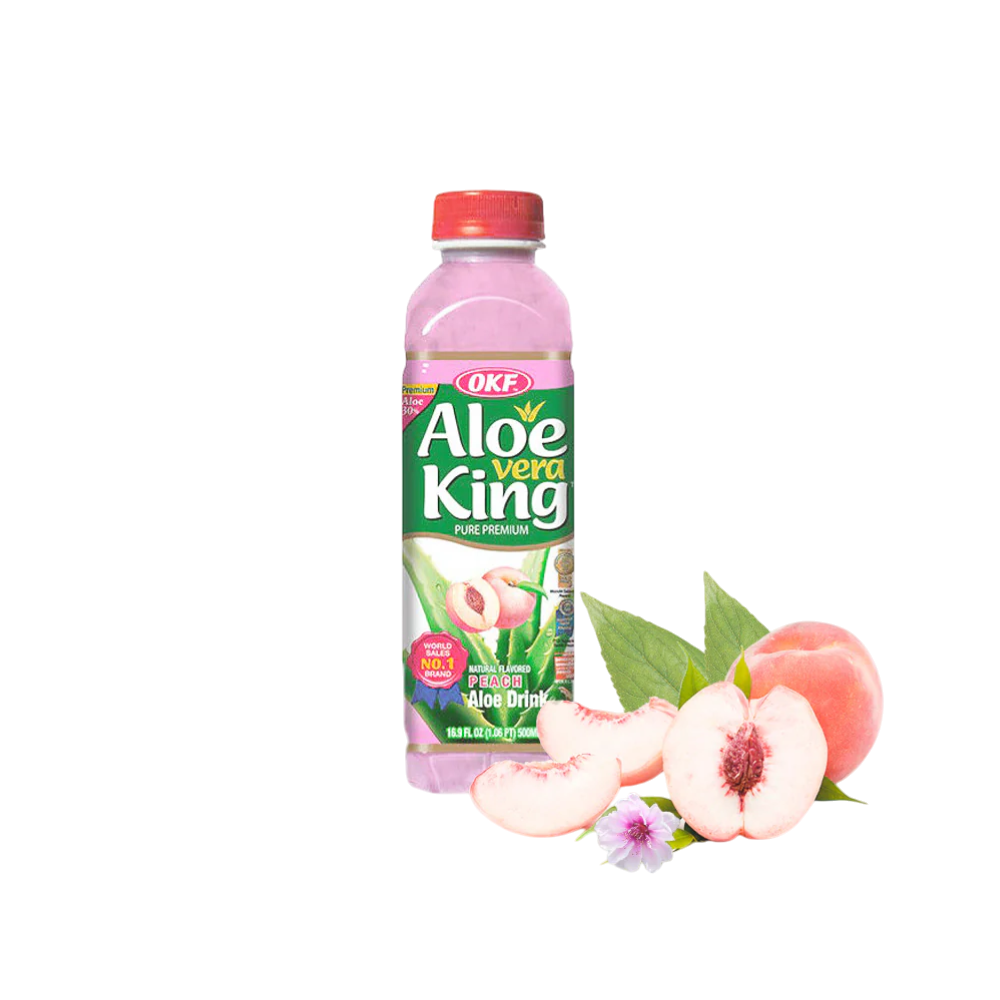 🍑 Bebida Aloe Vera Melocotón (OKF) 500ml