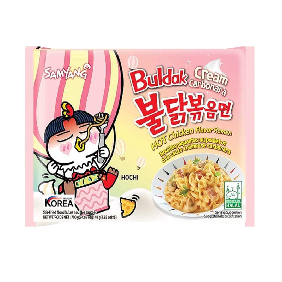 BULDAK CREAM CARBONARA 140g 
(불닭볶음면 크림까르보나라)