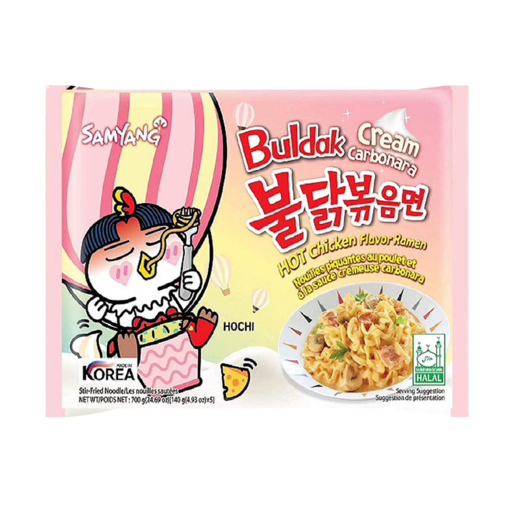 BULDAK CREAM CARBONARA 140g 
(불닭볶음면 크림까르보나라)