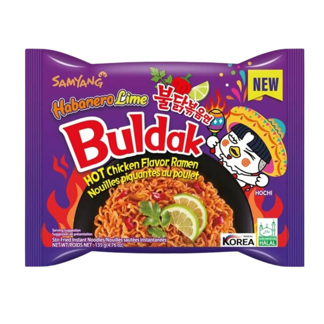 BULDAK HABANERO LIME 135g 
(불닭볶음면 하바네로 라임)