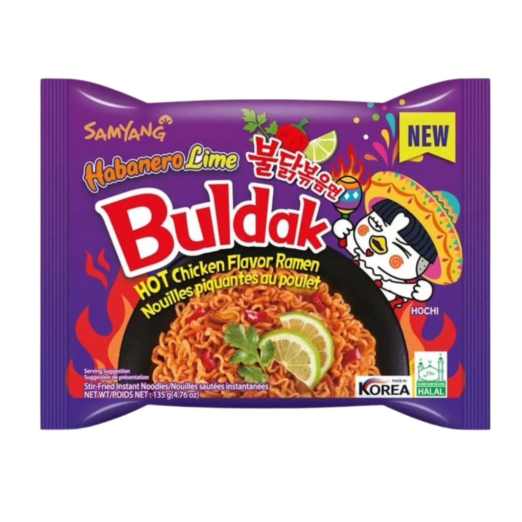 BULDAK HABANERO LIME 135g 
(불닭볶음면 하바네로 라임)