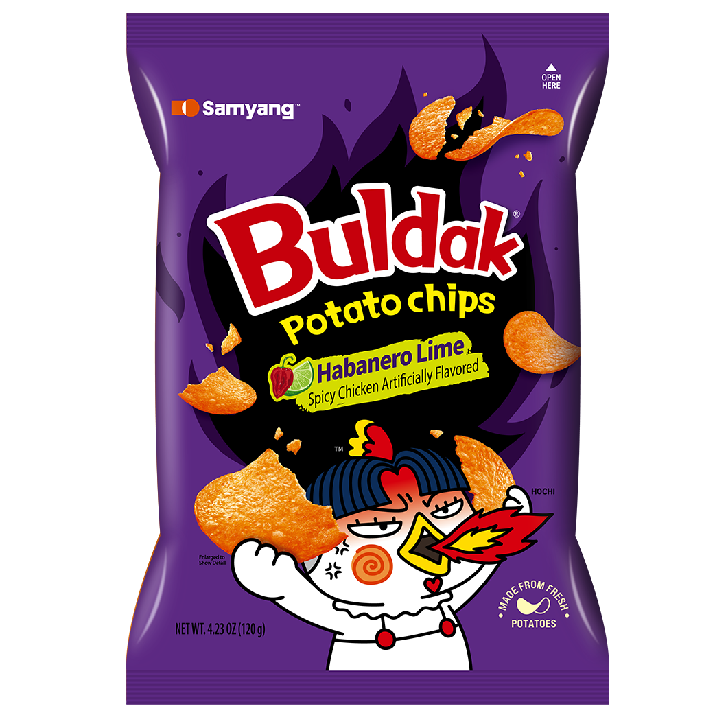 Samyang Buldak patatas Habanero Lime 55g