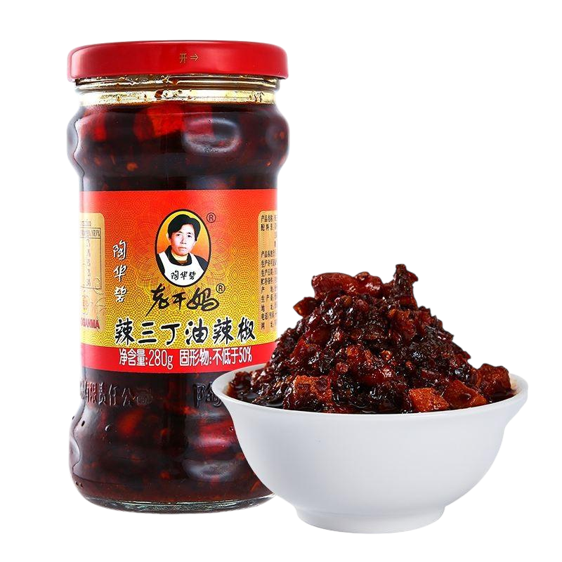LAOGANMA 辣三丁油辣椒 280g