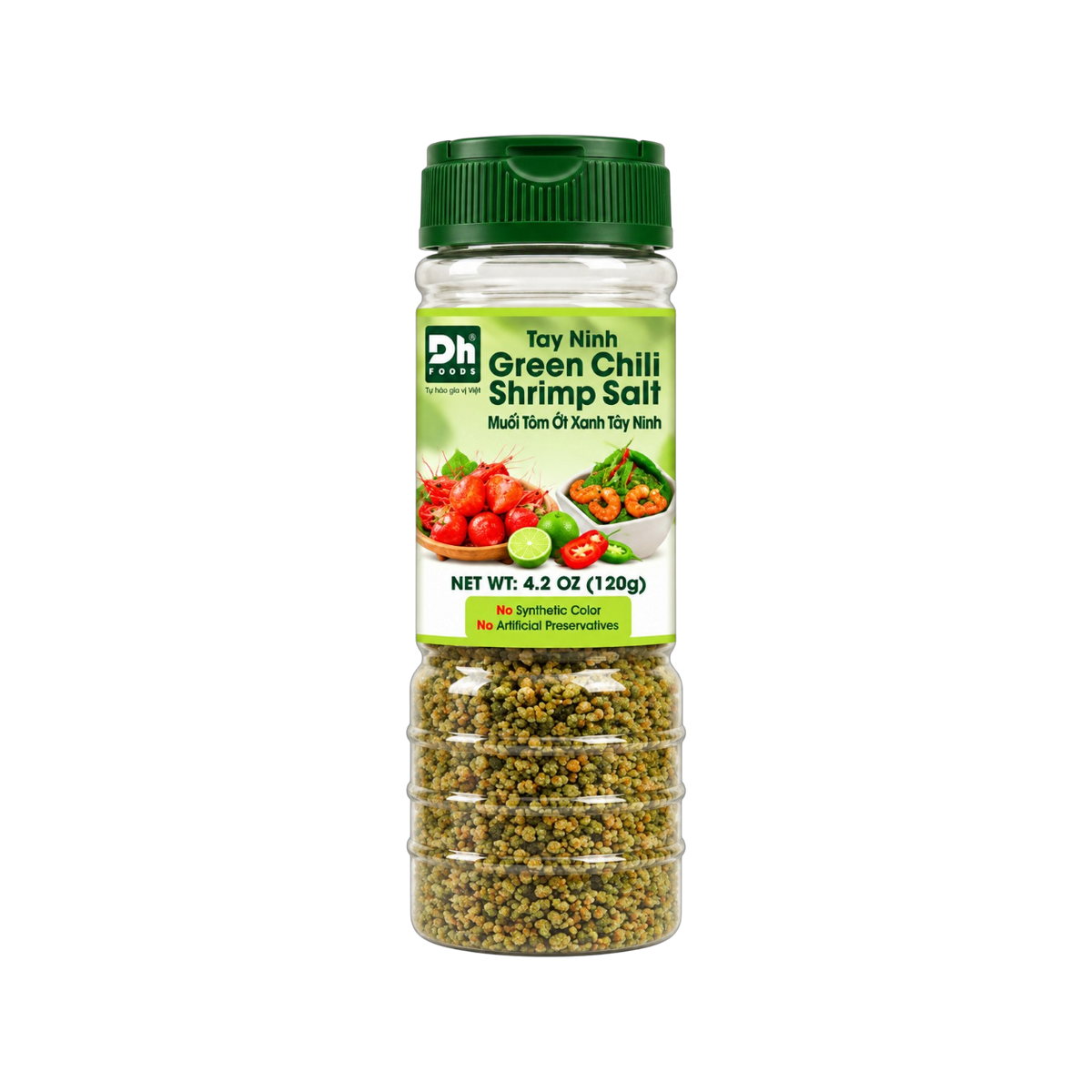 Dh Foods Sal de Gambas con Chile Verde Tây Ninh – Condimento vietnamita 120g