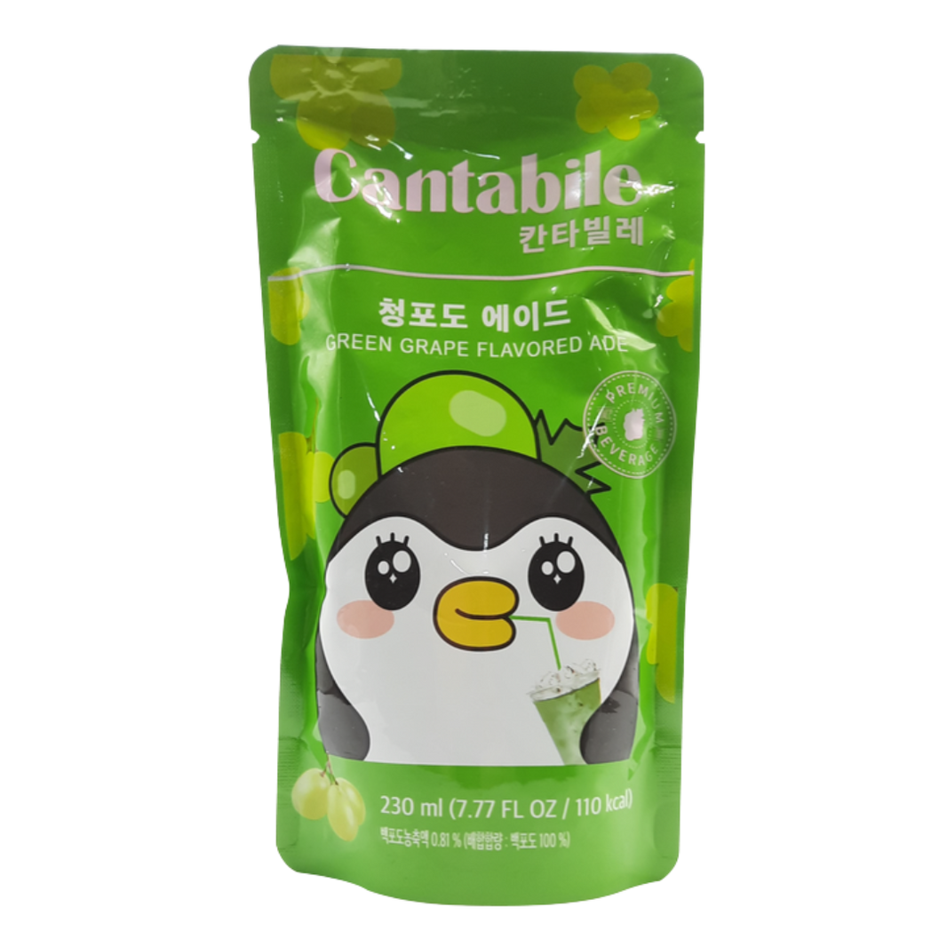 CANTABILE GREEN GRAPE FLAVORED ADE 230ml