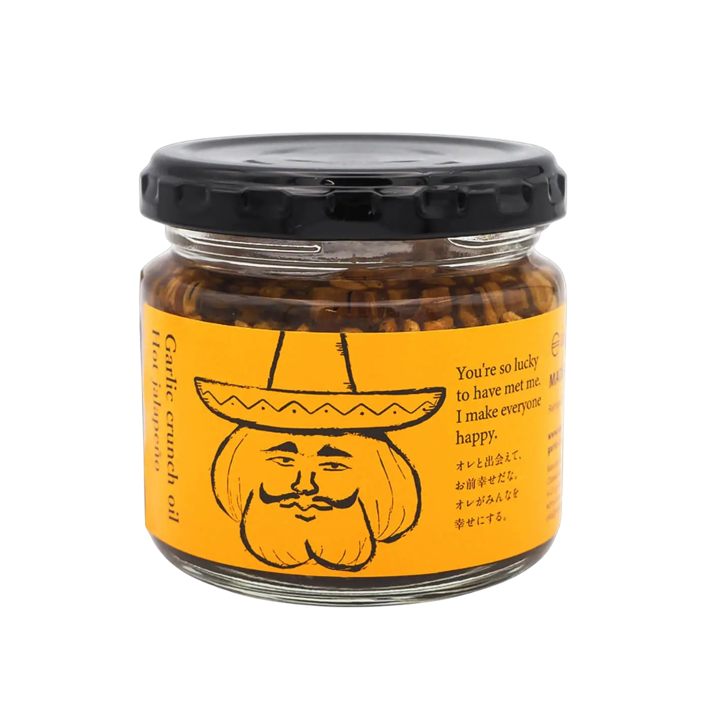 Aceite de ajo crujiente sabor a jalapeño 110g ODAWARAY