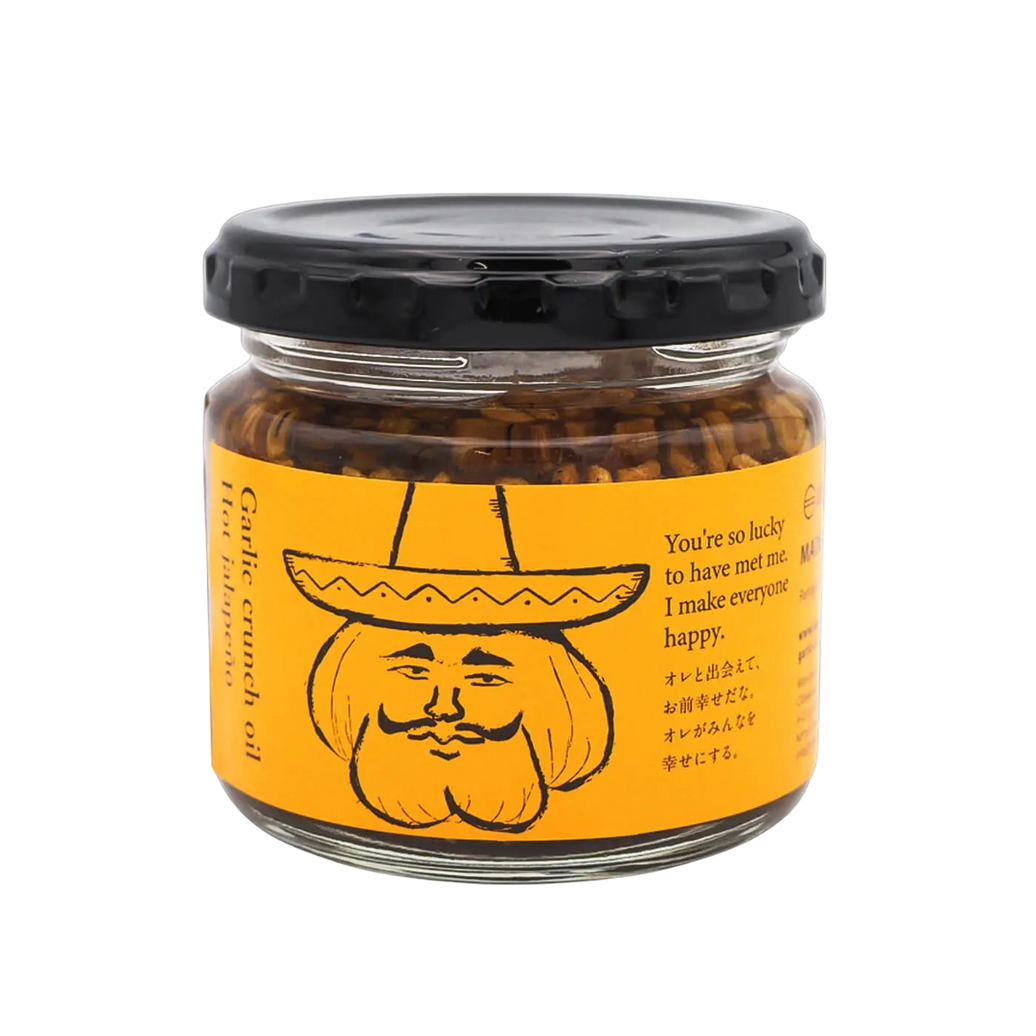 Aceite de ajo crujiente sabor a jalapeño 110g ODAWARAY