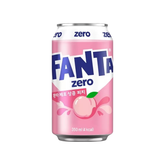 Fanta Zero sabor melocotón 350ml