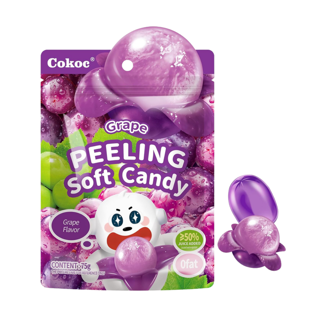 Cokoc Peeling Soft Candy Grape Flavor 75g