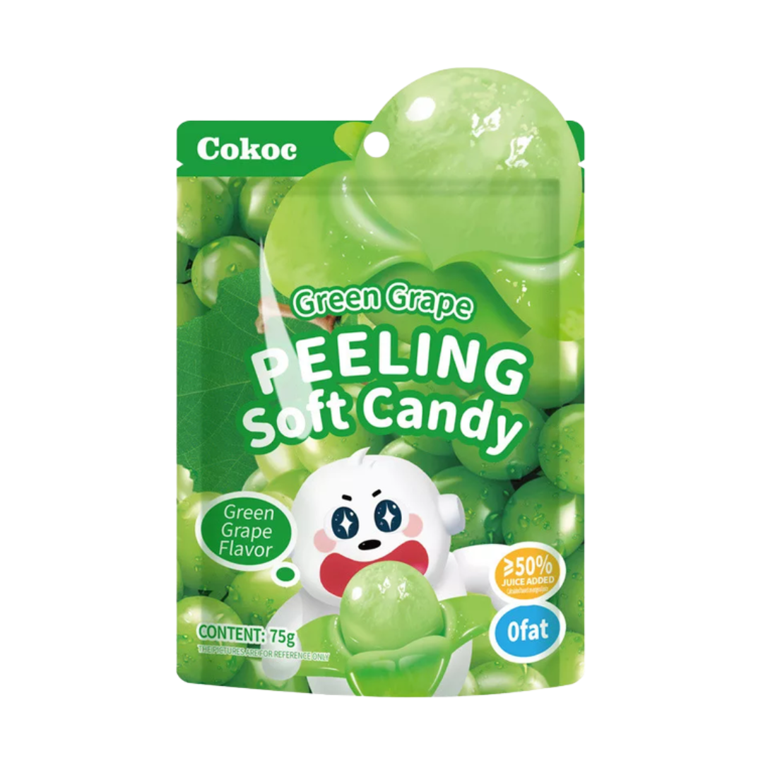Cokoc Peeling Soft Candy Green Grape Flavor 75g