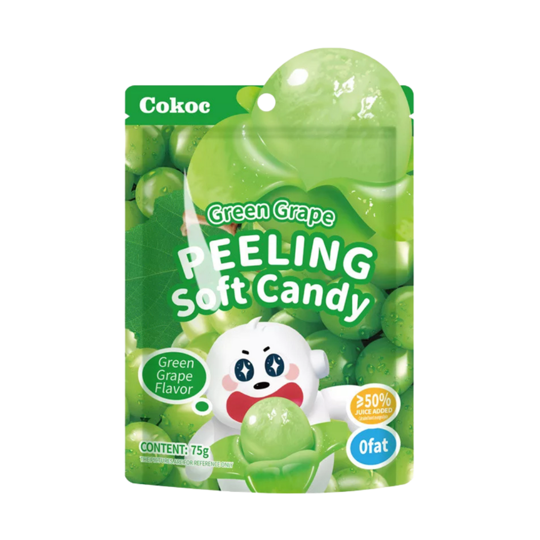 Cokoc Peeling Soft Candy Green Grape Flavor 75g