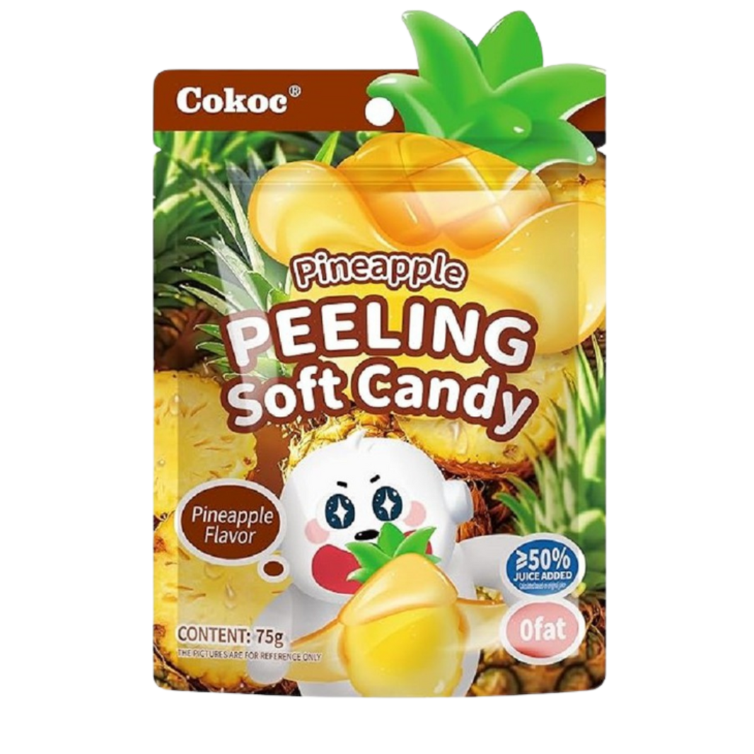 Cokoc Peeling Soft Candy Pineapple Flavor 75g