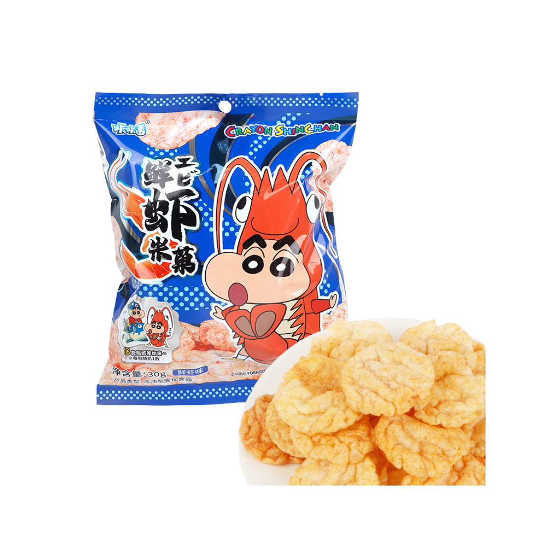 CRAYON SHINCHAN SHRIMP RICE CRACKER  30g