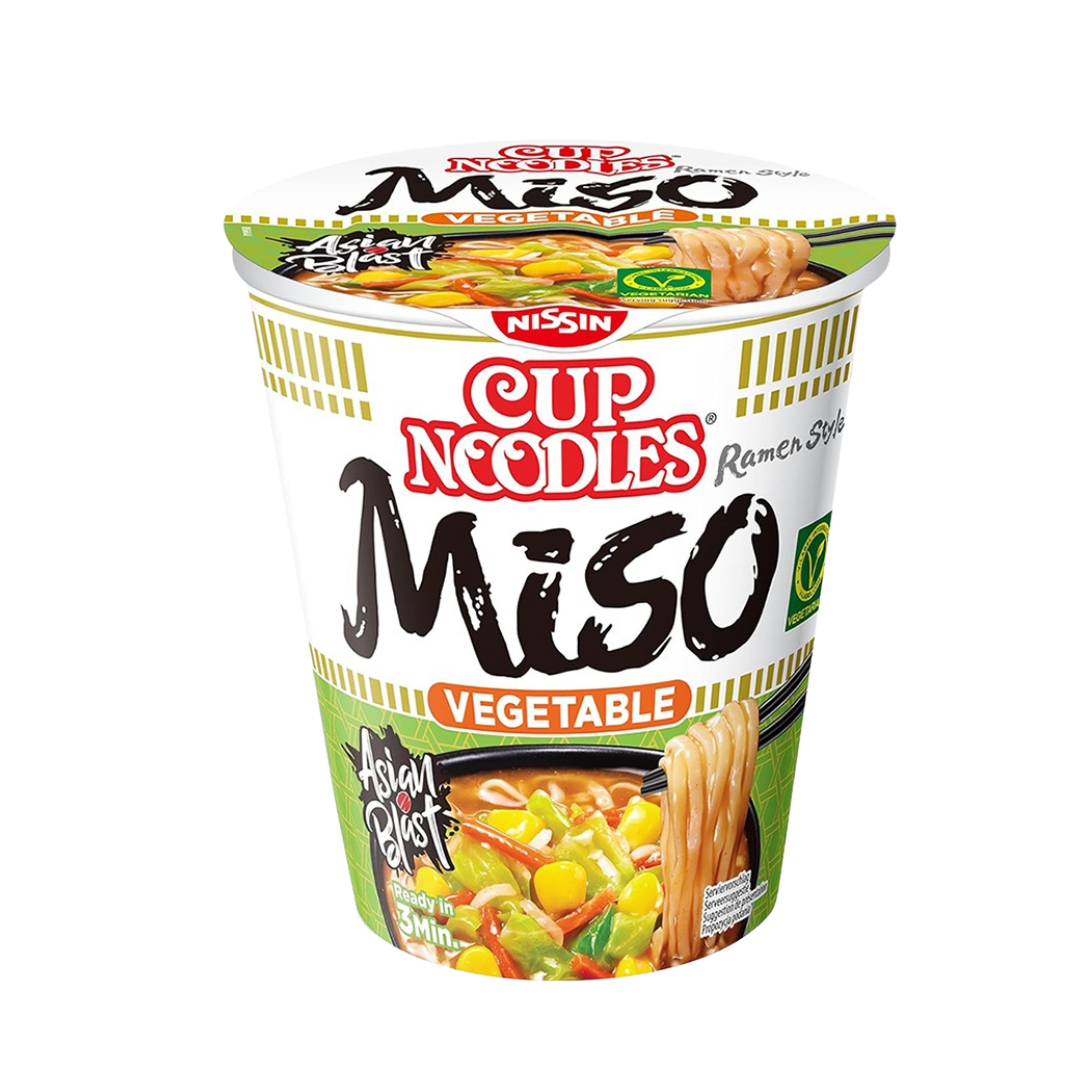 CUP NOODLES MISO VEGETABLE 67g