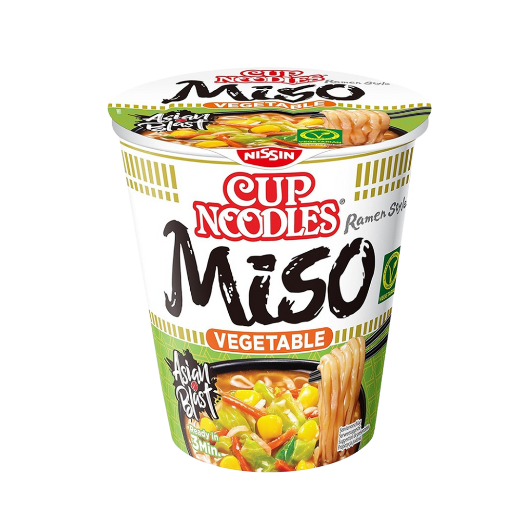 CUP NOODLES MISO VEGETABLE 67g