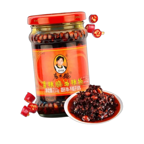 LAOGANMA Salsa picante fermentada crujiente 210g