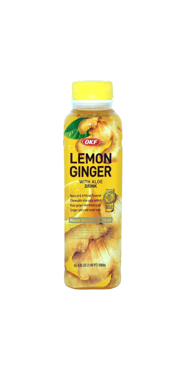 OKF Bebida de Limón, Jengibre y Aloe Vera 500ml