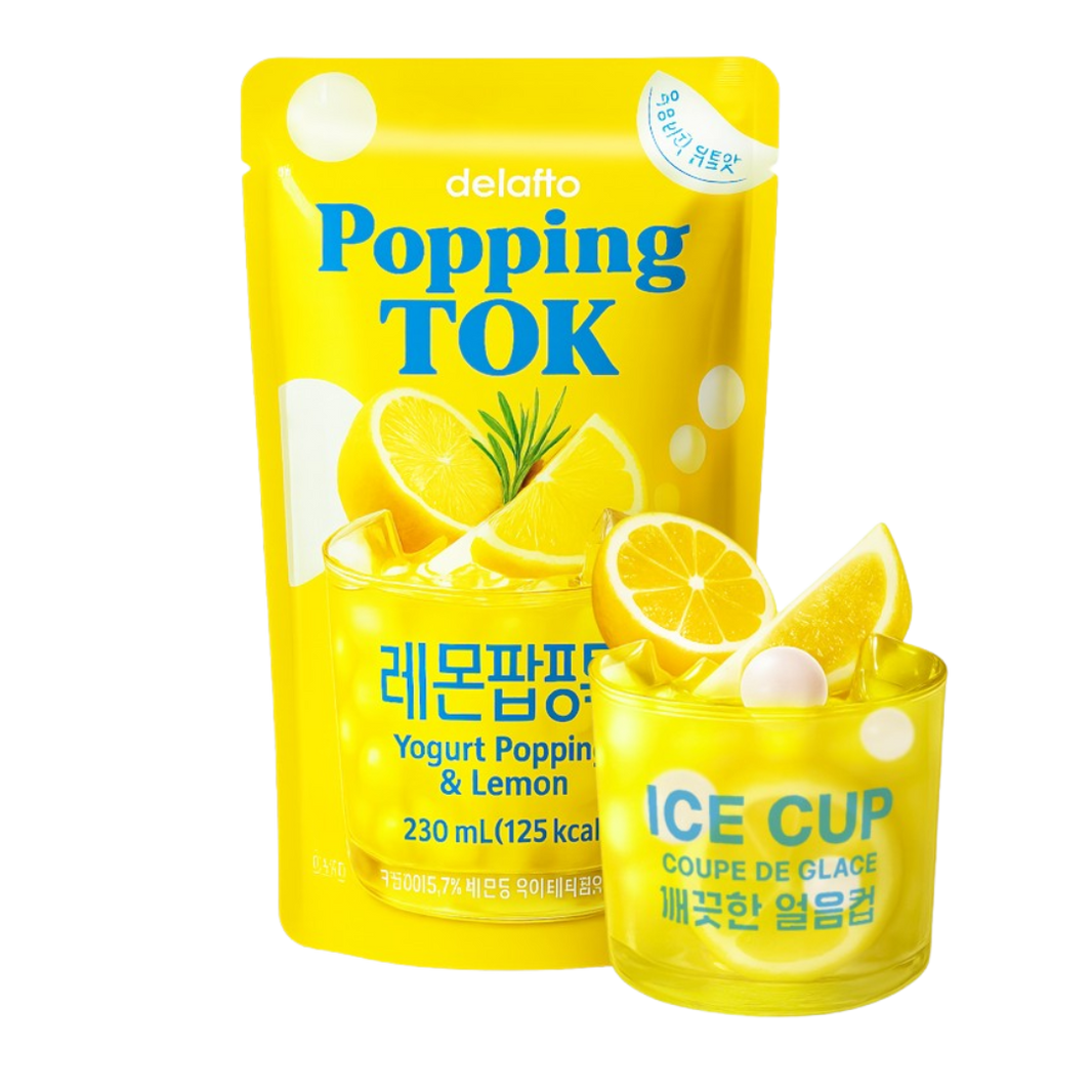 DELAFFE POPPING TOK YOGURT POPPING & LEMON 230ml