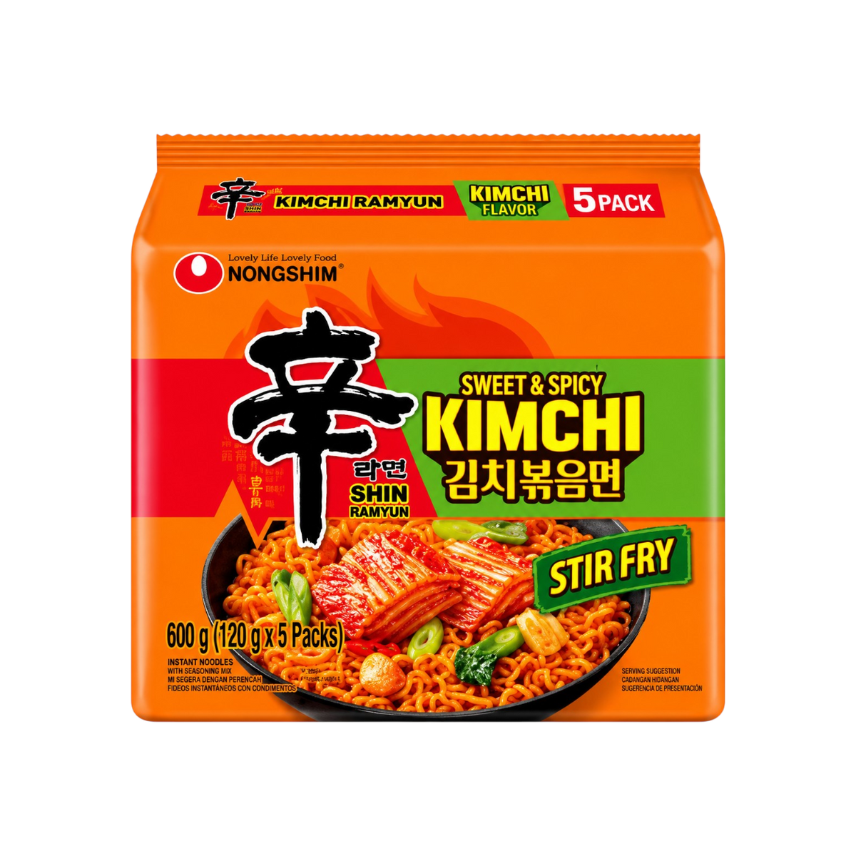 Nongshim Kimchi stri fry 5 pack
