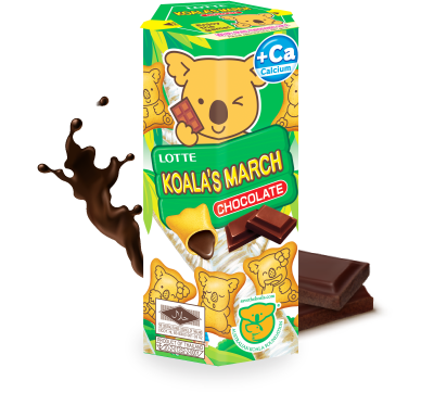 Galletas Lotte Koala’s March Chocolate 48g