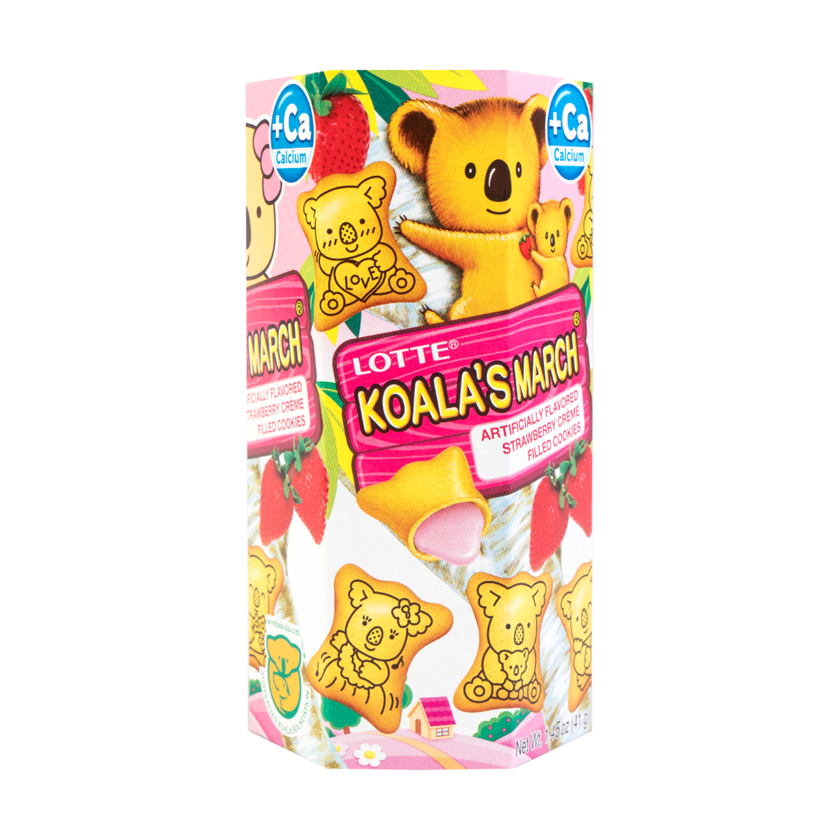 Galletas Lotte Koala’s March Fresa 37g