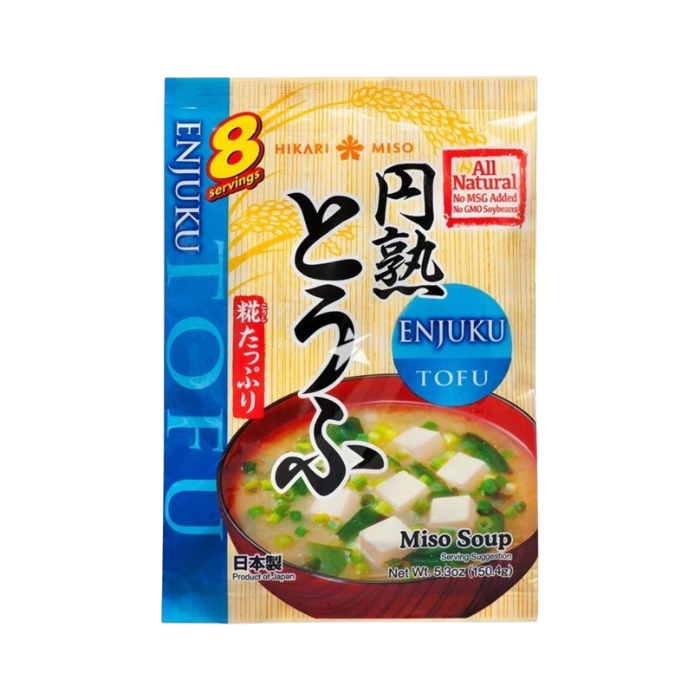 Sopa de Miso Enjuku Koji con Tofu Hikari Miso 150.4g(8 Porciones)